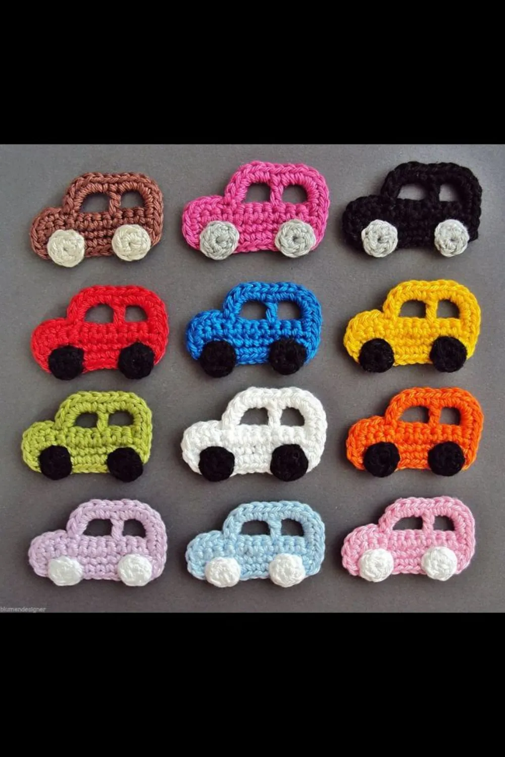Crochet Car Applique: A Whimsical Touch 11 Crochet Car Applique