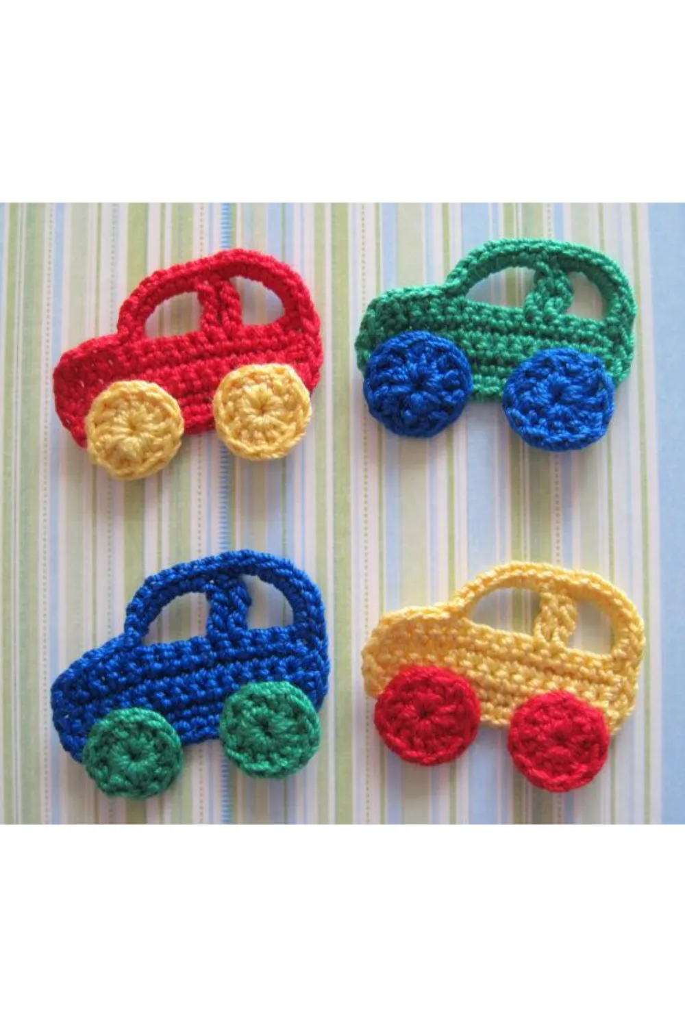 Crochet Car Applique: A Whimsical Touch 6 Crochet Car Applique