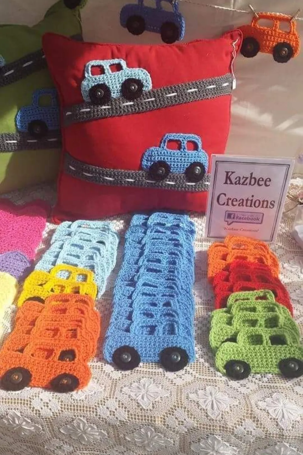 Crochet Car Applique: A Whimsical Touch 7 Crochet Car Applique