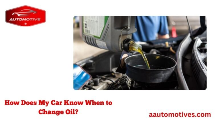 How Does My Car Know When to Change Oil?