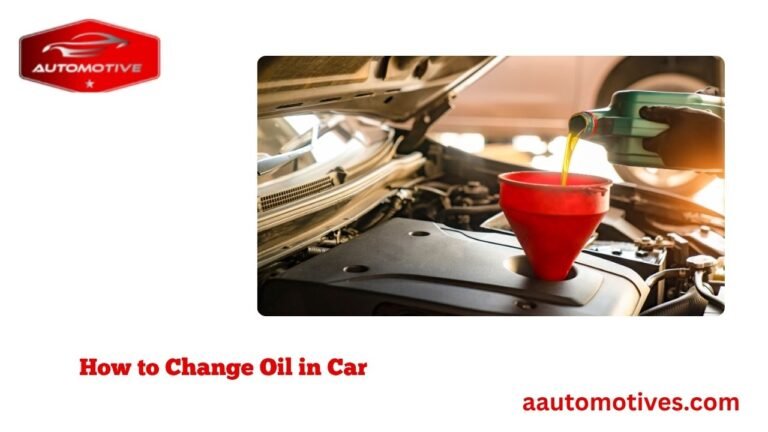 How to Change Oil in Car