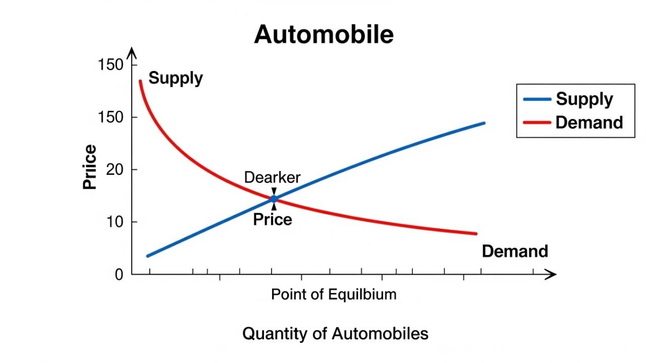 Analyzing the Graph of Supply and Demand in the Automobile Industry 1 Analyzing the Graph of Supply and Demand in the Automobile Industry