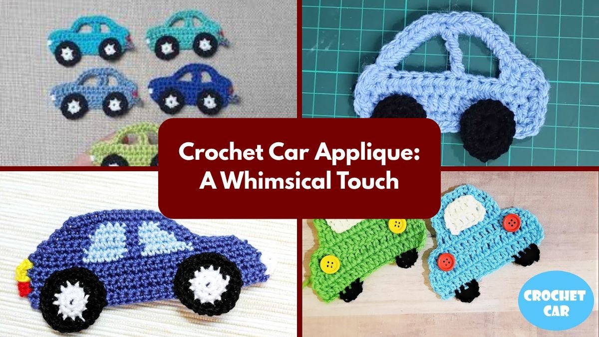 Crochet Car Applique: A Whimsical Touch 1 Crochet Car Applique A Whimsical Touch
