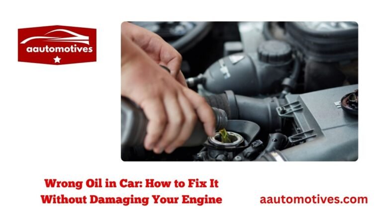 Wrong Oil in Car How to Fix It Without Damaging Your Engine