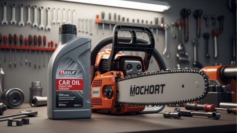 Can I Use Car Oil for Chainsaw