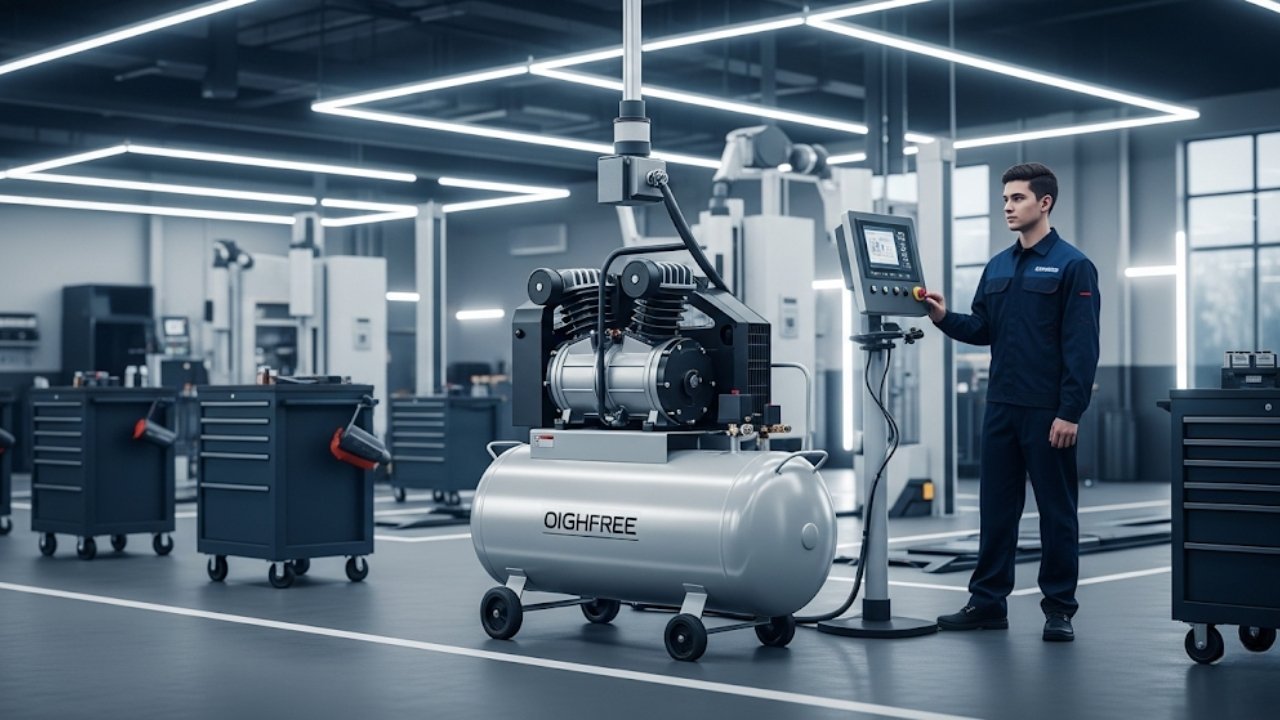 High-Collar Car Oil-Free Air Compressor: The Quiet Hero of Modern Auto Care 1 High-Collar Car Oil-Free Air Compressor The Quiet Hero of Modern Auto Care