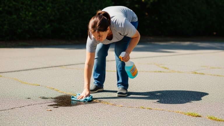 How Do You Remove Car Oil from Driveway