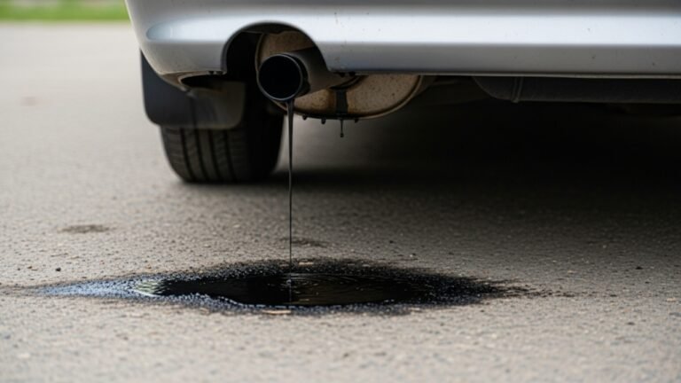 Oil Leak from Back of Car What It Means