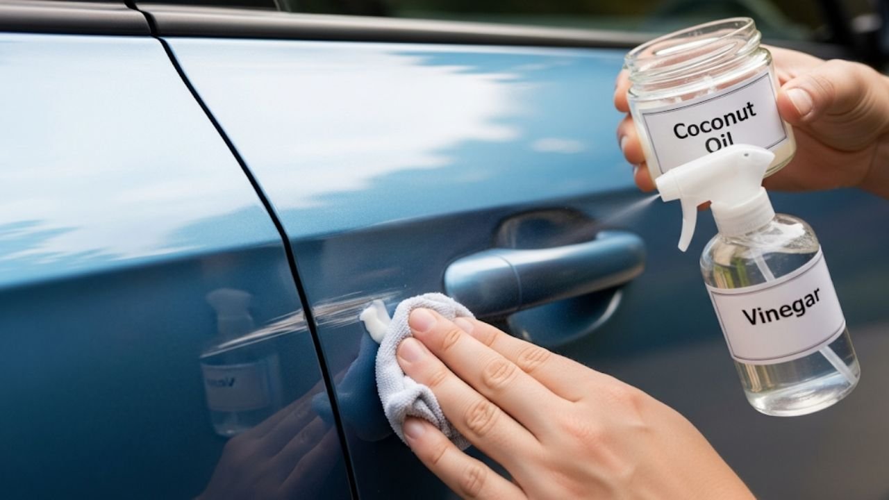 Can Coconut Oil and Vinegar Fix Car Scratches? 1 Can Coconut Oil and Vinegar Fix Car Scratches