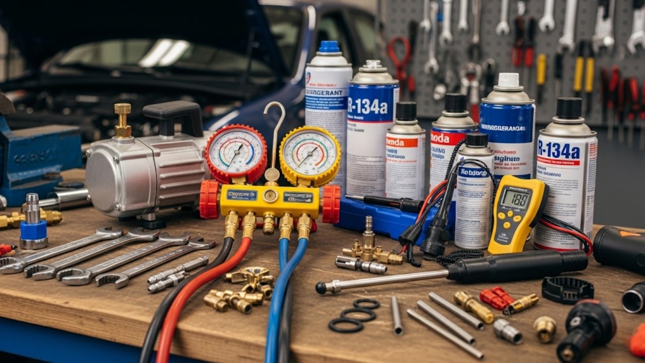 Car Air Conditioning Tools & Equipment 1 Car Air Conditioning Tools & Equipment