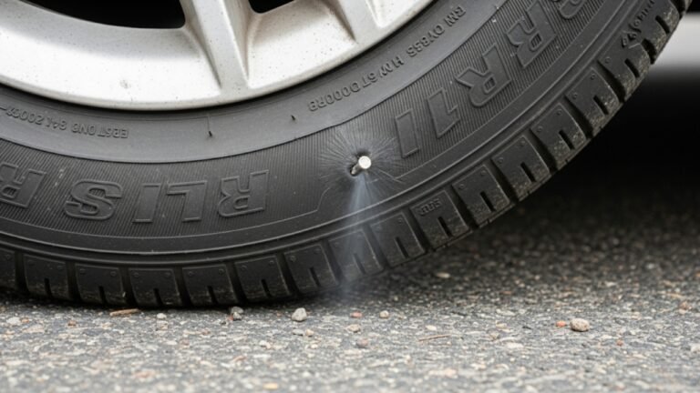 Hidden Threat on Four Wheels Dealing With a Slow Puncture Car Tyre