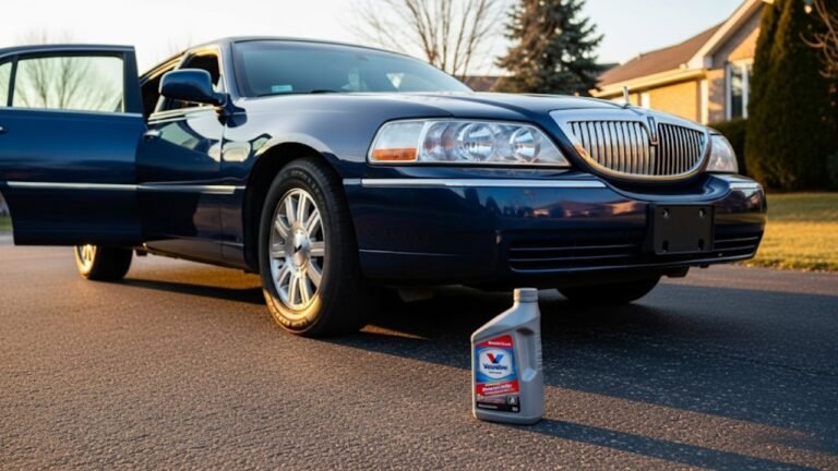 How Much Oil Does a 2004 Lincoln Town Car Take