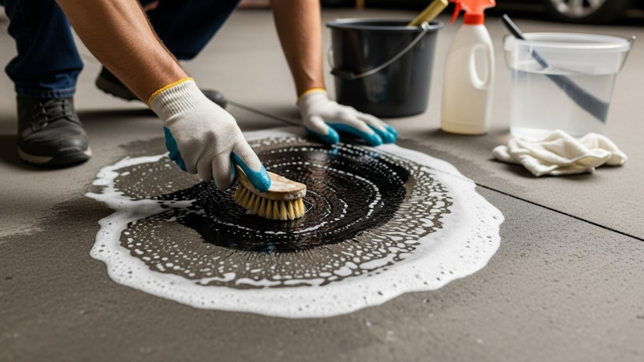How to Remove Car Oil from Concrete: A Friendly Guide 1 How to Remove Car Oil from Concrete A Friendly Guide