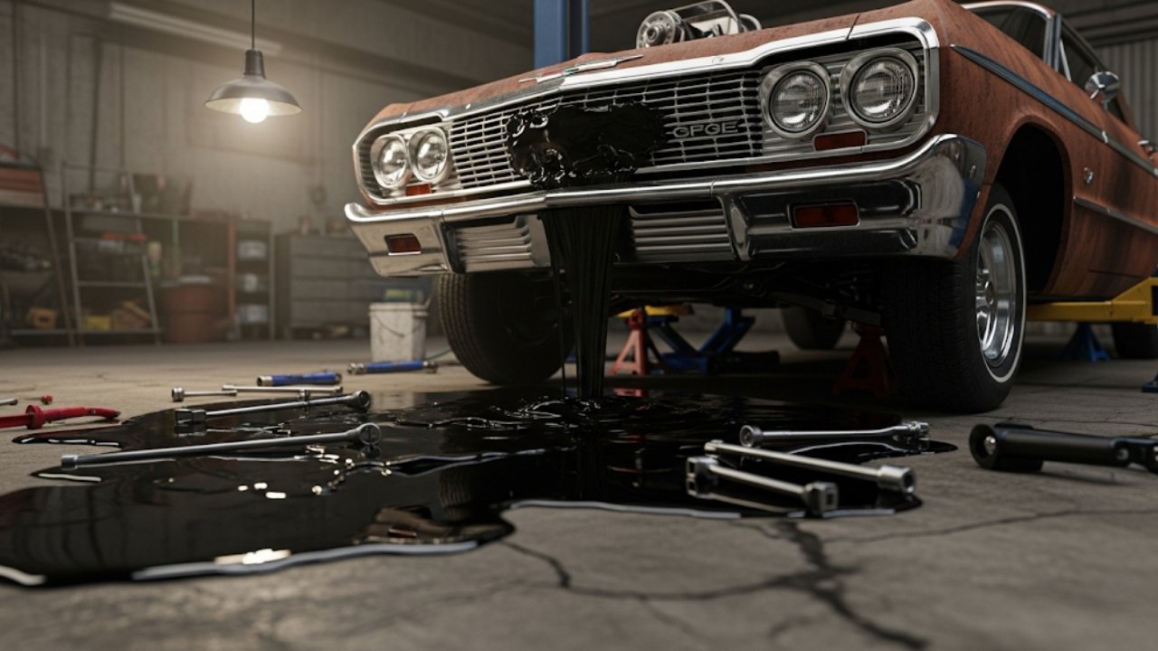 Massive Oil Leak Under Car: What It Means 1 Massive Oil Leak Under Car What It Means