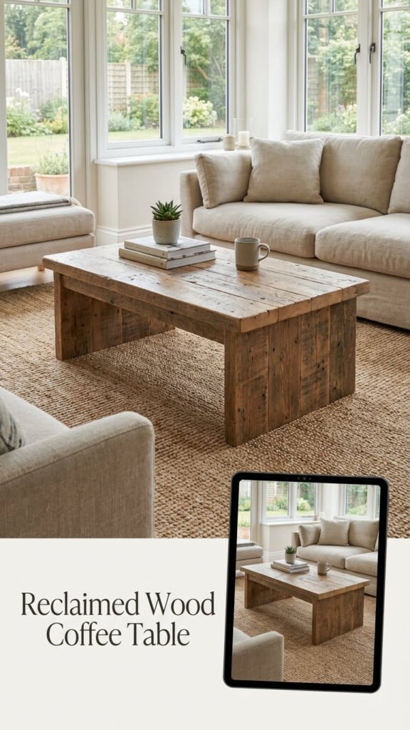 Reclaimed Wood Coffee Table