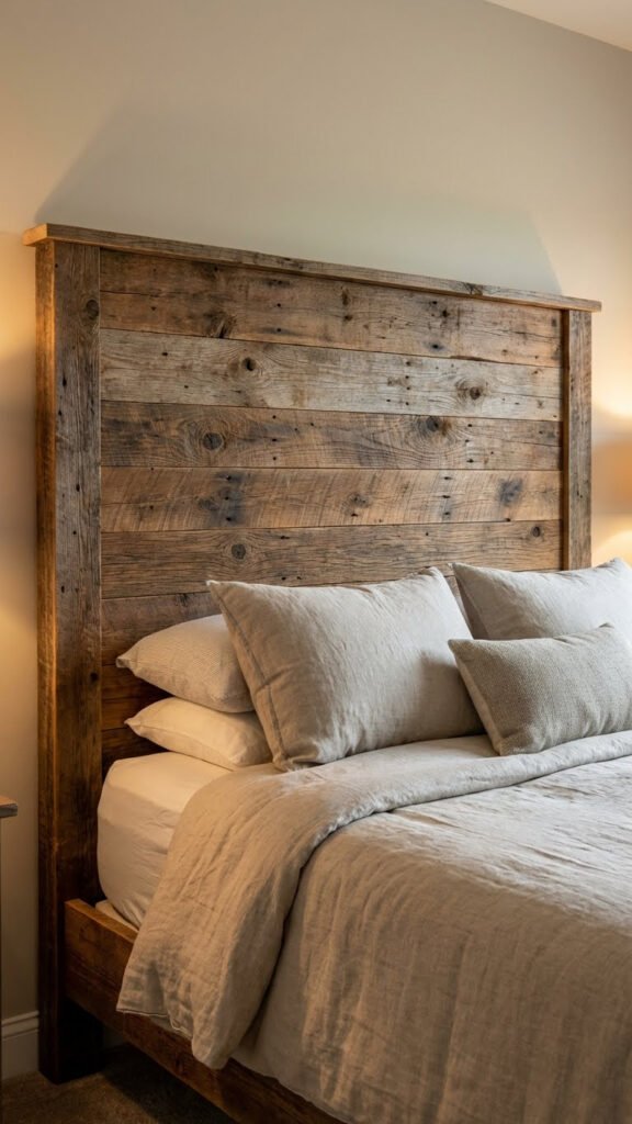 Reclaimed Wood Headboard