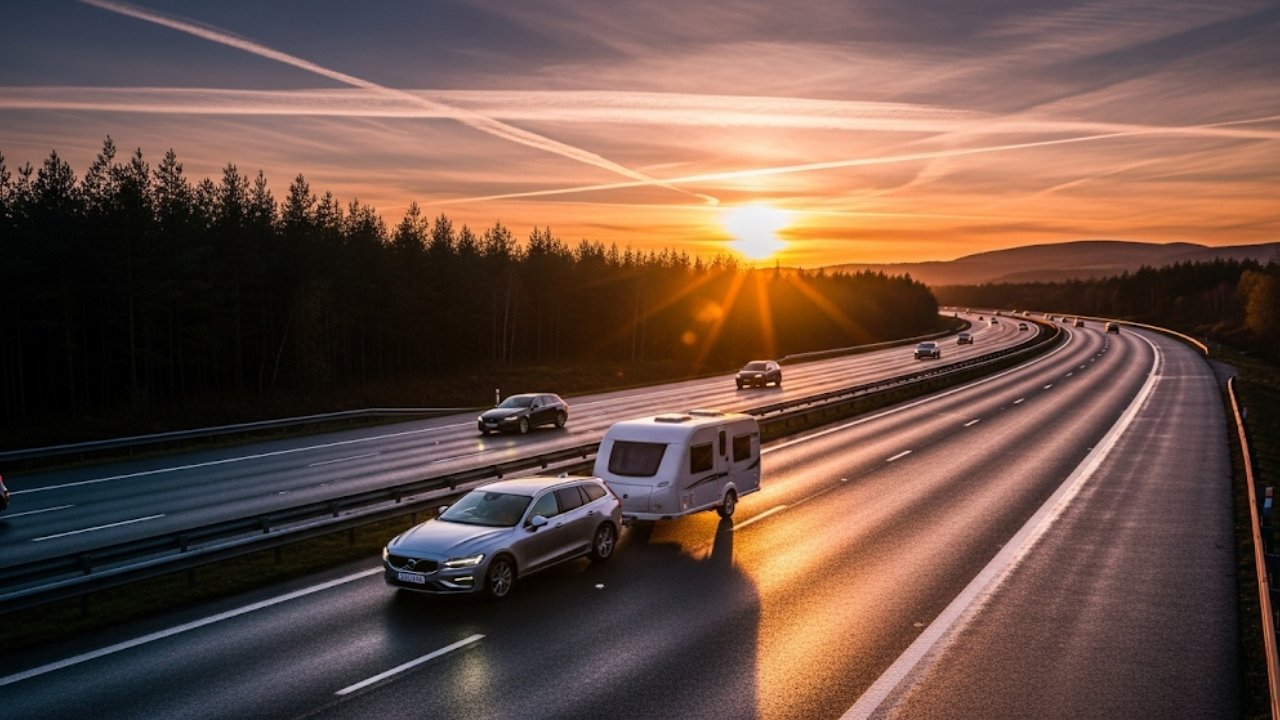 Speed Limit for a Car Towing a Trailer on a Motorway 1 Speed Limit for a Car Towing a Trailer on a Motorway