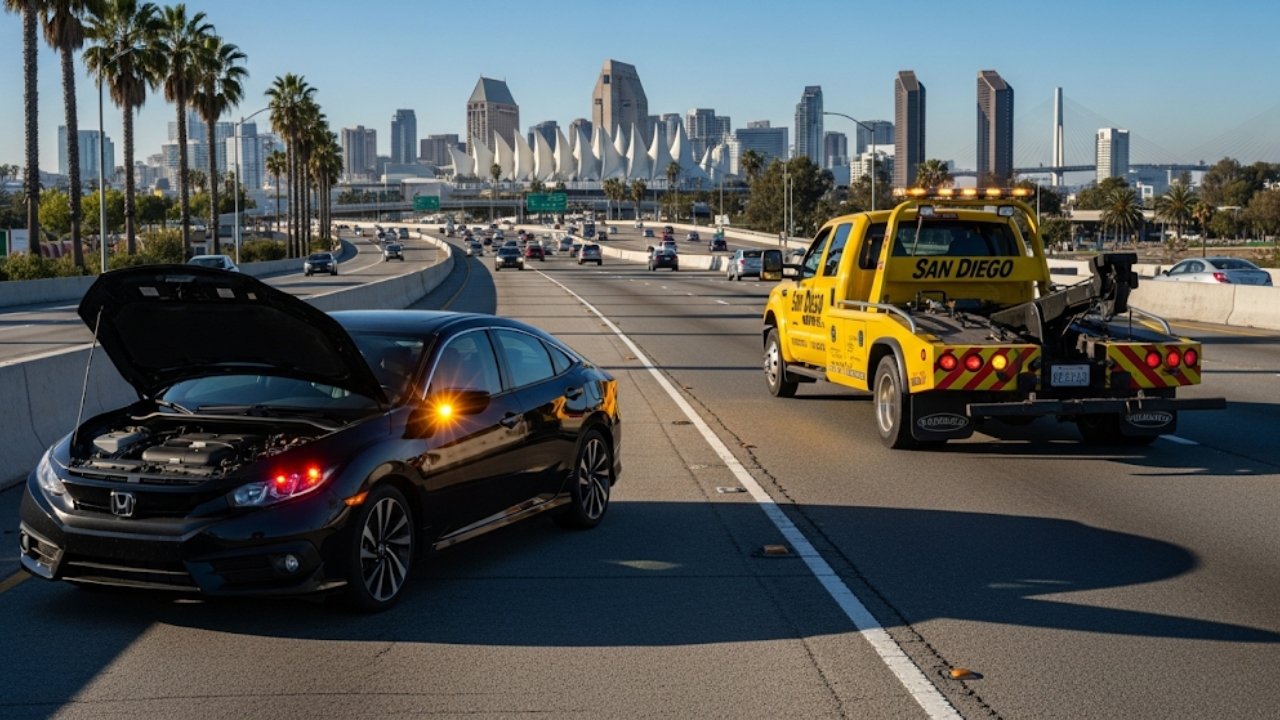 Stranded in San Diego? Here’s Your Lifesaver Guide to Car Towing San Diego 1 Stranded in San Diego Here’s Your Lifesaver Guide to Car Towing San Diego