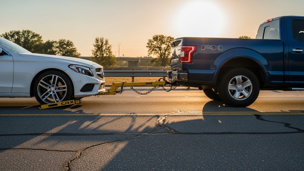Towing a Car with a Tow Bar: Everything You Need to Know 1 Towing a Car with a Tow Bar Everything You Need to Know