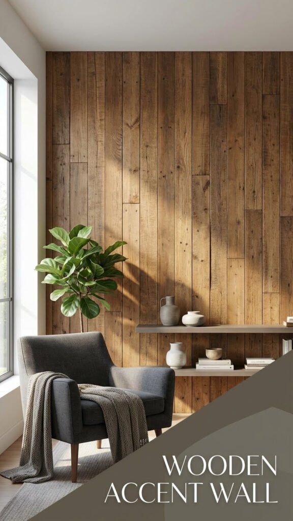 Wooden Accent Wall