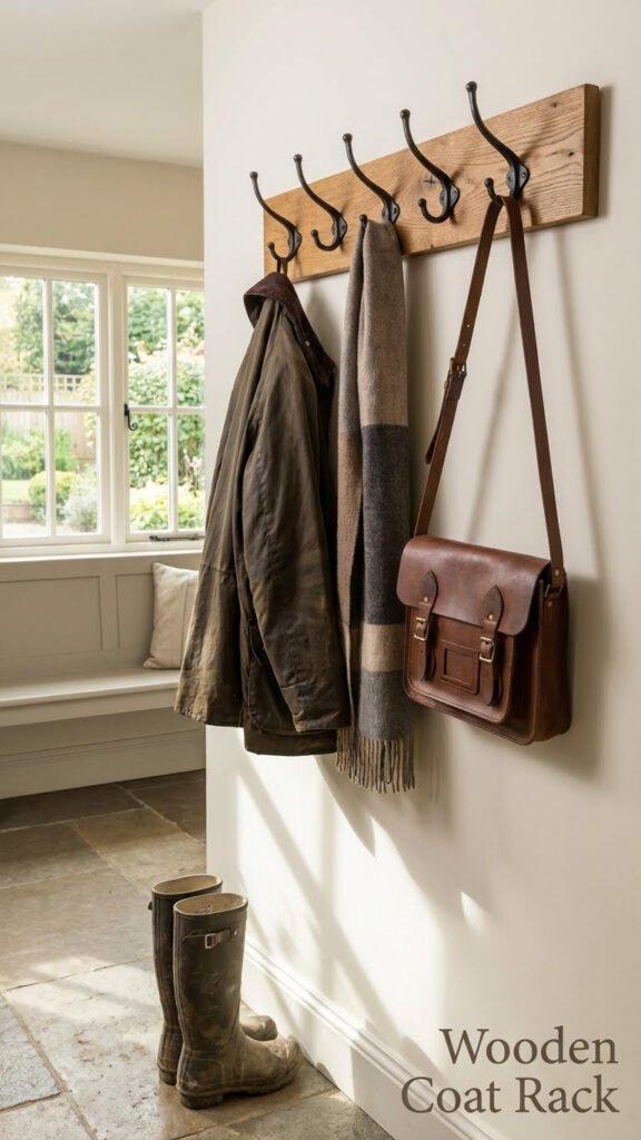 Wooden Coat Rack