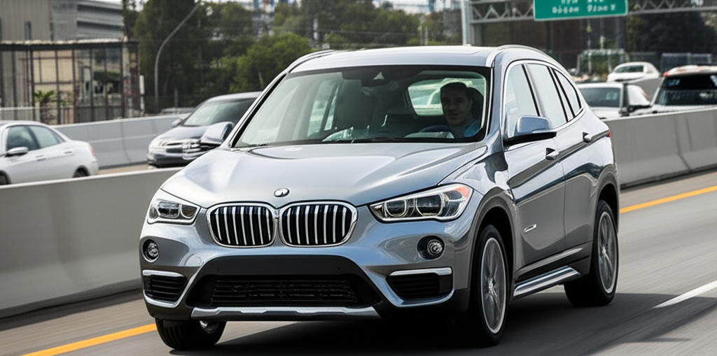 Generate a high-quality, relevant image prompt for an article about: BMW X1 On Road Price Bangalore: