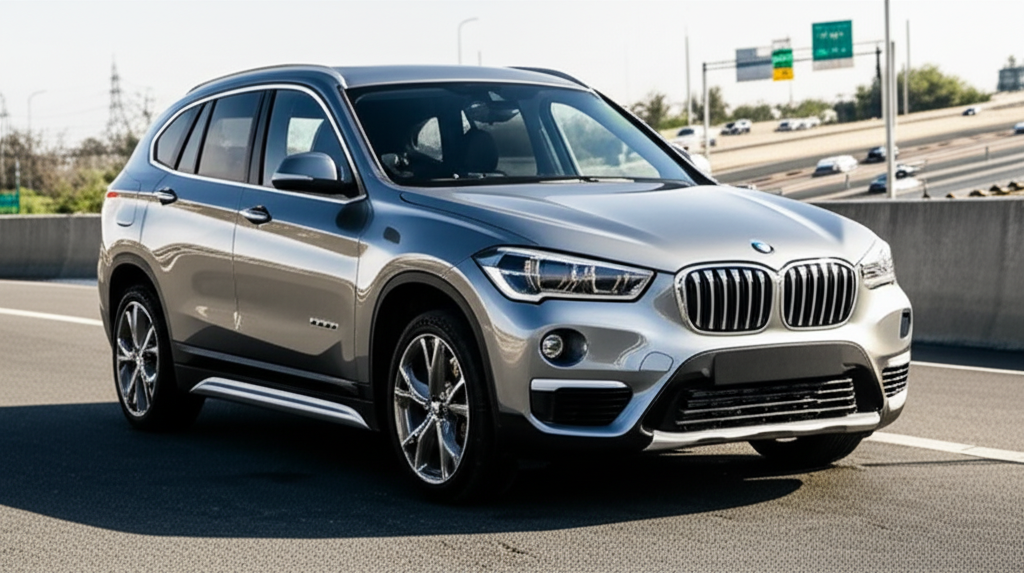 Generate a high-quality, relevant image prompt for an article about: BMW X1 Price Bhubaneswar: 5 Upd