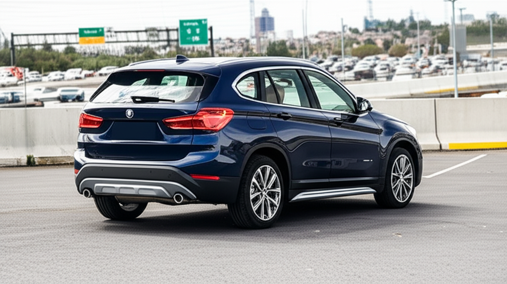 Generate a high-quality, relevant image prompt for an article about: BMW X1 Price Hyderabad: 7 Benef