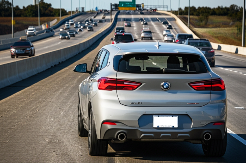 Generate a high-quality, relevant image prompt for an article about: BMW X2 Price In India: 7 Must-S