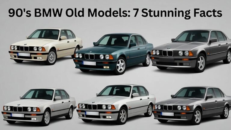 90's BMW Old Models 7 Stunning Facts (1)