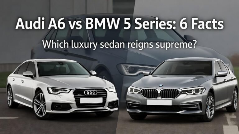 Audi A6 vs BMW 5 Series 6 Facts