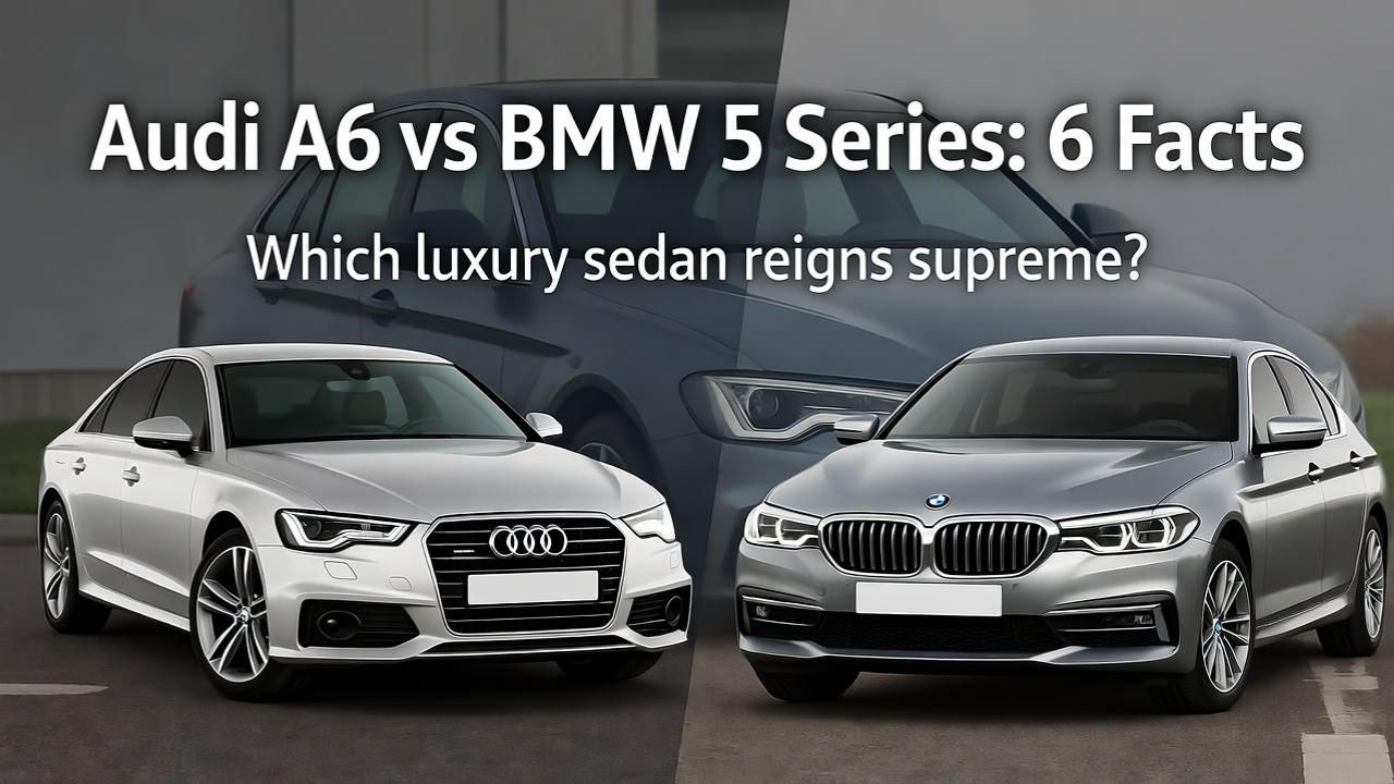Audi A6 vs BMW 5 Series: 6 Facts 1 Audi A6 vs BMW 5 Series 6 Facts