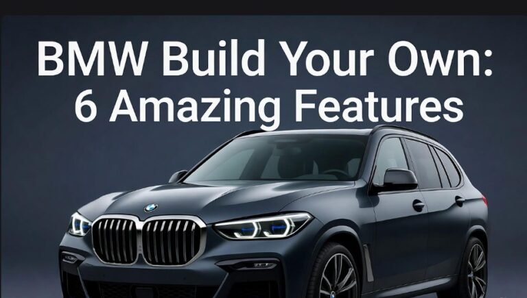 BMW Build Your Own 6 Amazing Features