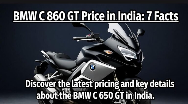BMW C 650 GT Price in India 7 Facts