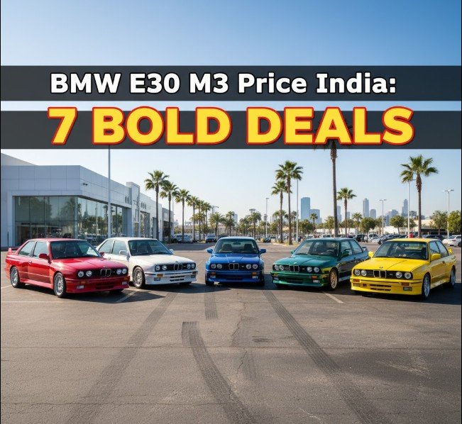 BMW E30 M3 Price India 7 Bold Deals