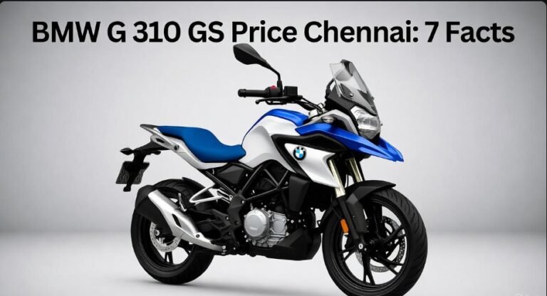 BMW G 310 GS Price Chennai 7 Facts