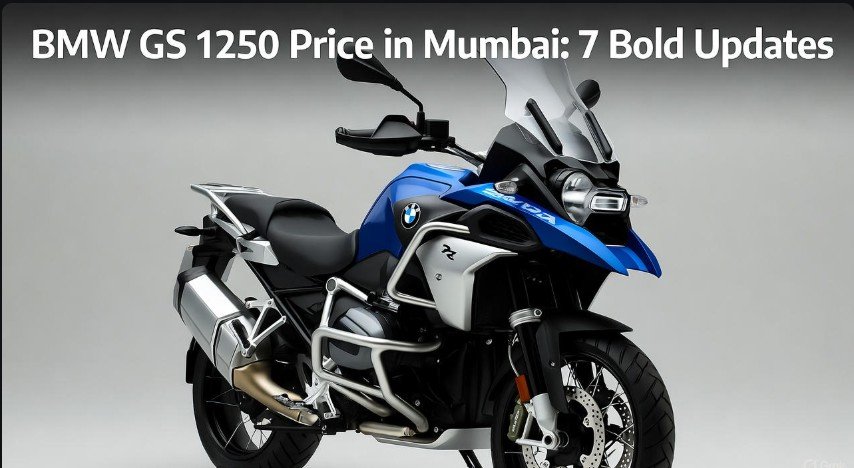 BMW GS 1250 Price in Mumbai: 7 Bold Updates 1 BMW GS 1250 Price in Mumbai 7 Bold Updates