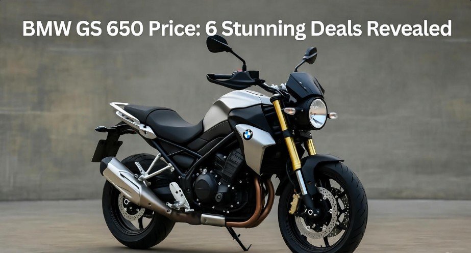 BMW GS 650 Price: 6 Stunning Deals Revealed 1 BMW GS 650 Price 6 Stunning Deals Revealed