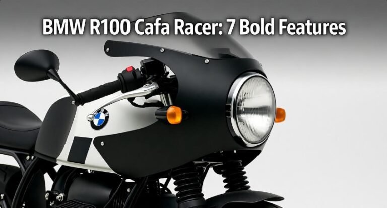 BMW R100 Cafe Racer 7 Bold Features