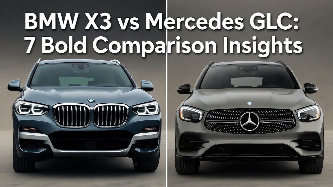 BMW X3 vs Mercedes GLC: 7 Bold Comparison Insights 1 BMW X3 vs Mercedes GLC 7 Bold Comparison Insights