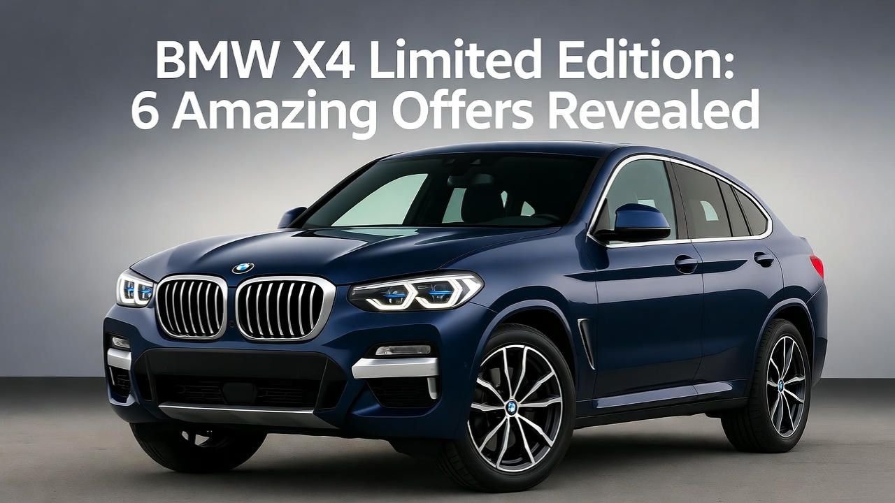BMW X4 Limited Edition: 6 Amazing Offers Revealed 1 BMW X4 Limited Edition 6 Amazing Offers Revealed