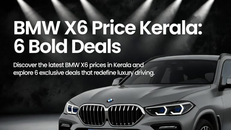 BMW X6 Price Kerala 6 Bold Deals