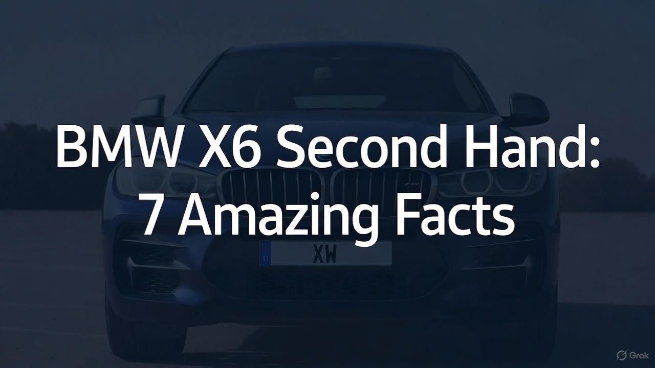 BMW X6 Second Hand: 7 Amazing Facts 1 BMW X6 Second Hand 7 Amazing Facts