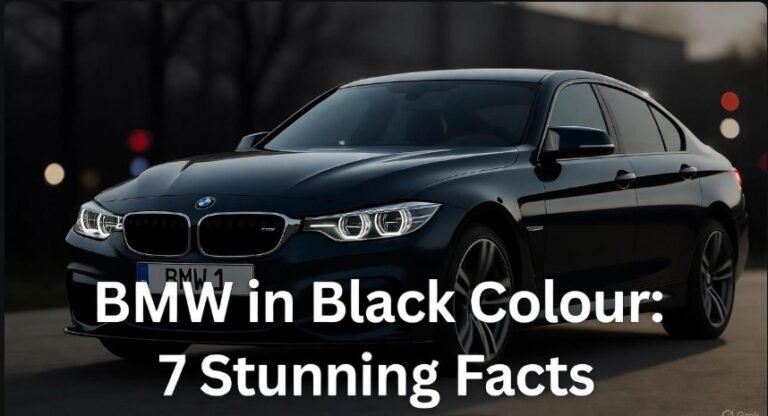 BMW in Black Colour 7 Stunning Facts