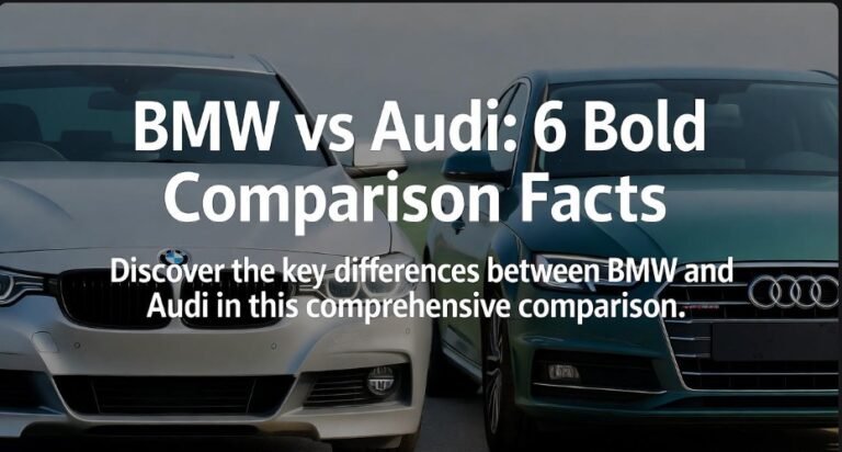 BMW vs Audi 6 Bold Comparison Facts