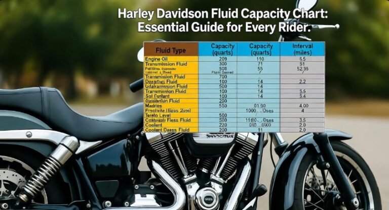 Harley Davidson Fluid Capacity Chart: Essential Guide for Every Rider 7 Harley Davidson Fluid Capacity Chart Essential Guide for Every Rider