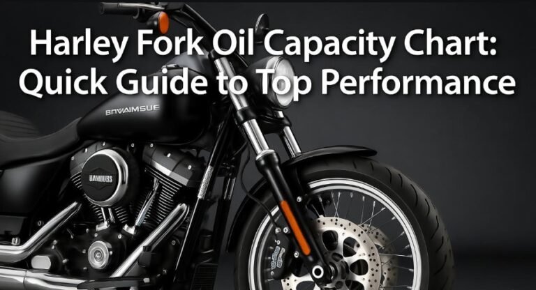 Harley Fork Oil Capacity Chart Quick Guide to Top Performance
