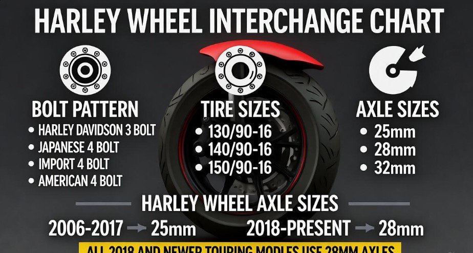 Harley Wheel Interchange Chart Ultimate Swap Guide