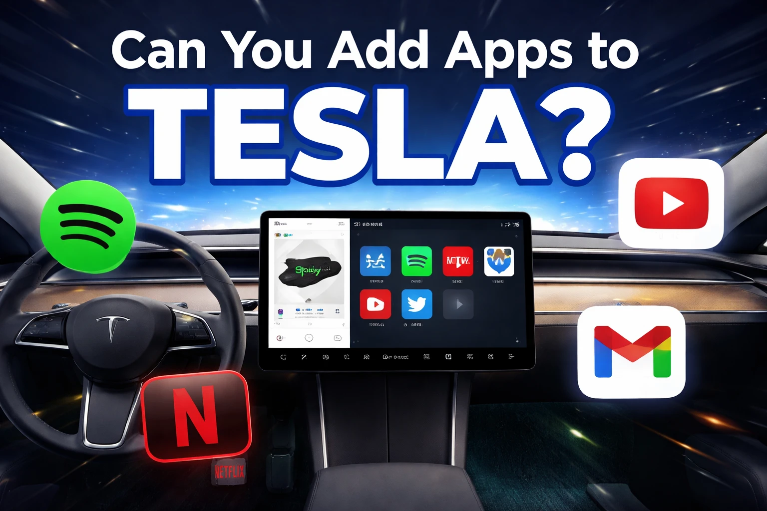 How to Add Apps to Tesla