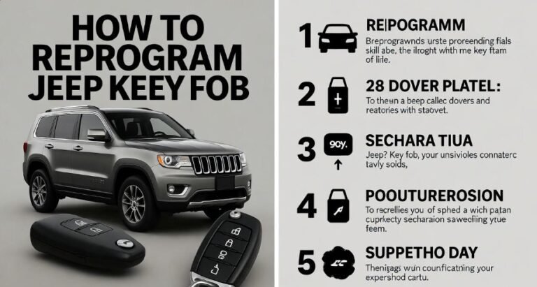 How to Reprogram Jeep Key Fob: Step-by-Step Guide 7 How to Reprogram Jeep Key Fob Step-by-Step Guide